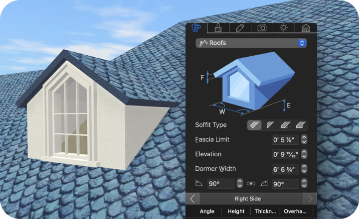 Working With Dormers.