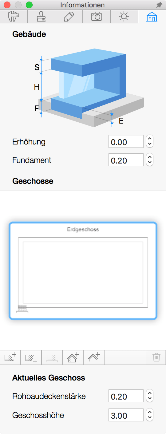 Hinzufügen von Dächern