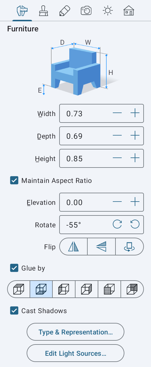 Furniture Parameters