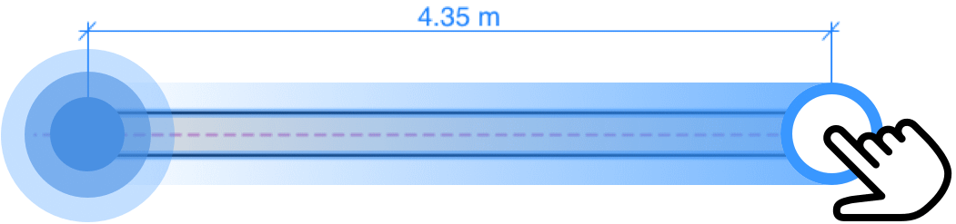 Drawing a wall segment