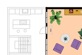 A fragment of a floor plan